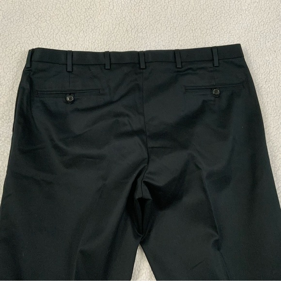 Jos. A. Bank Traveler’s Collection Pants 38x32 Navy Blue 100% Cotton Flat Front - Picture 15 of 16